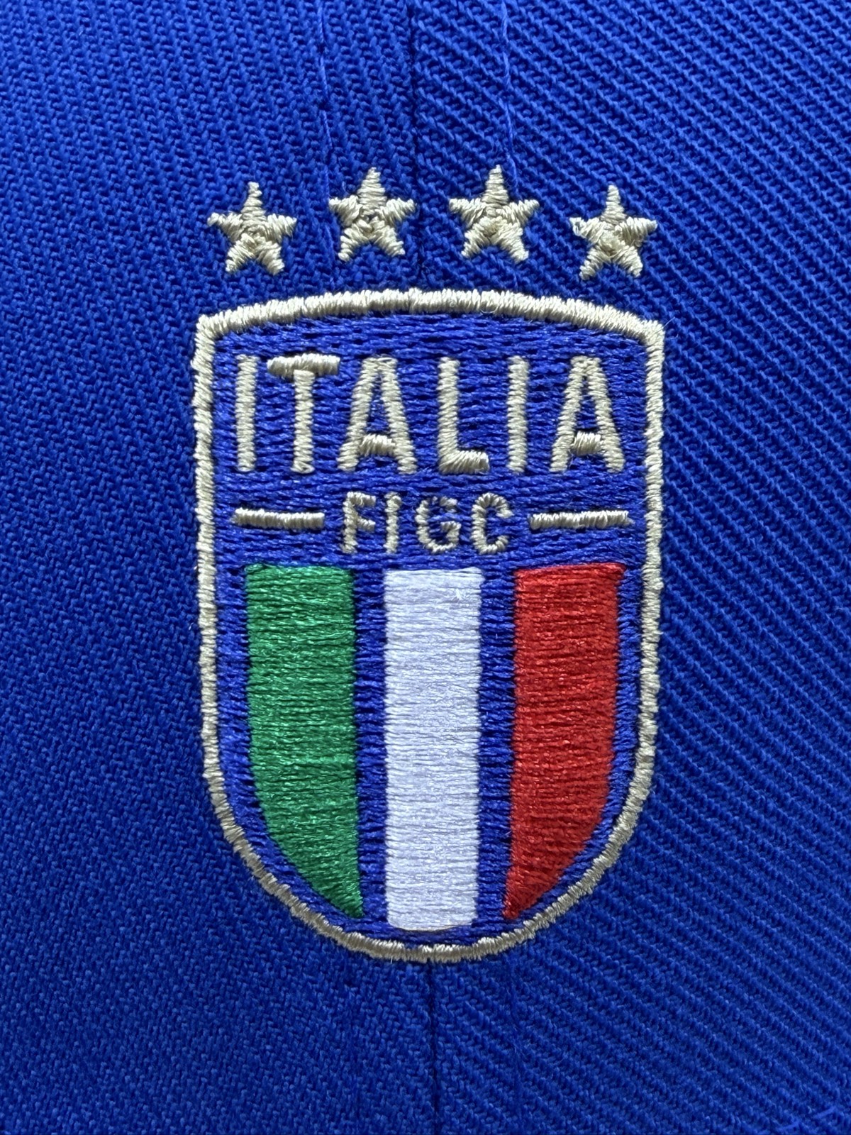 adidas FIGC BB CAP KD7703 Italy Soccer Blue Gold OSFM Adjustable Hat NWT