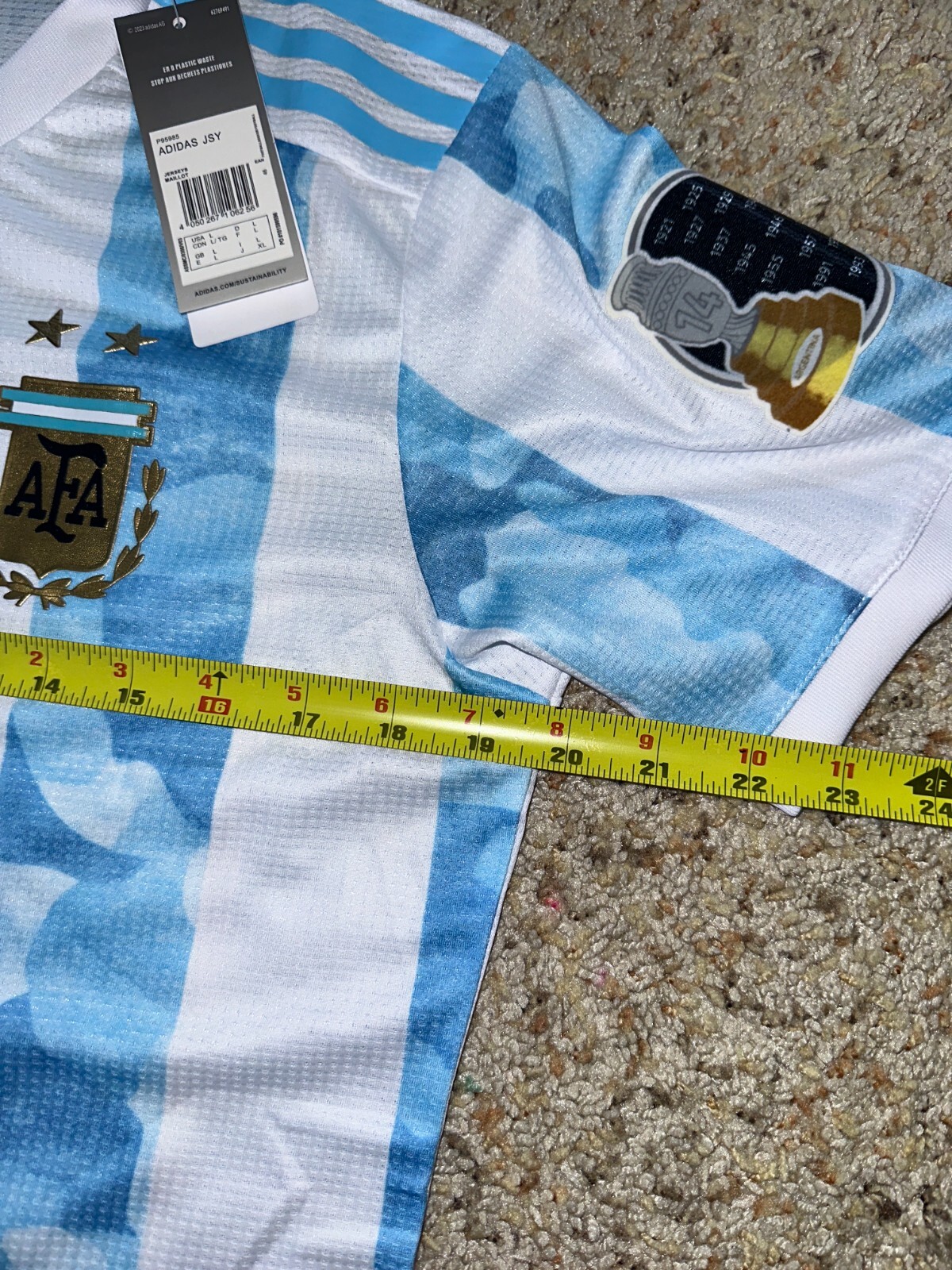 BNWT Argentina 2021 Copa America Final Player Issue #10 Messi shirt “US M”