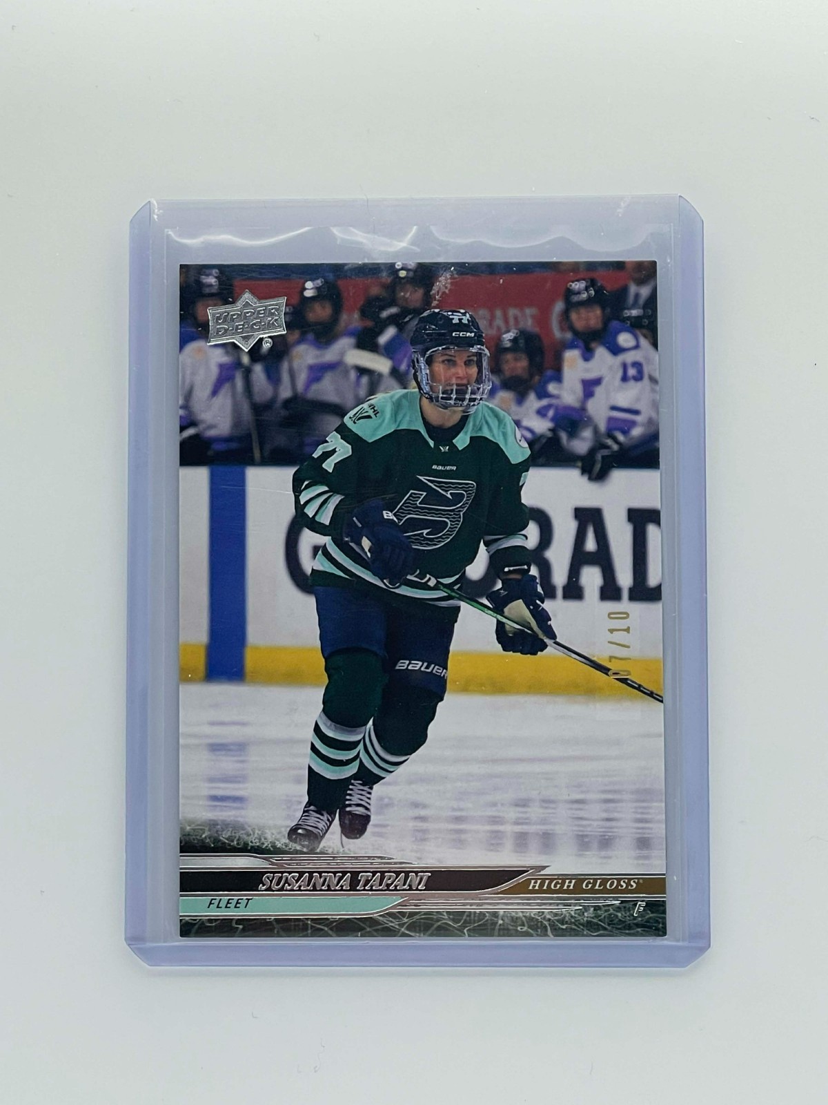 2024-25 Upper Deck PWHL – Susanna Tapani Base High Gloss /10 #24 – Boston Fleet