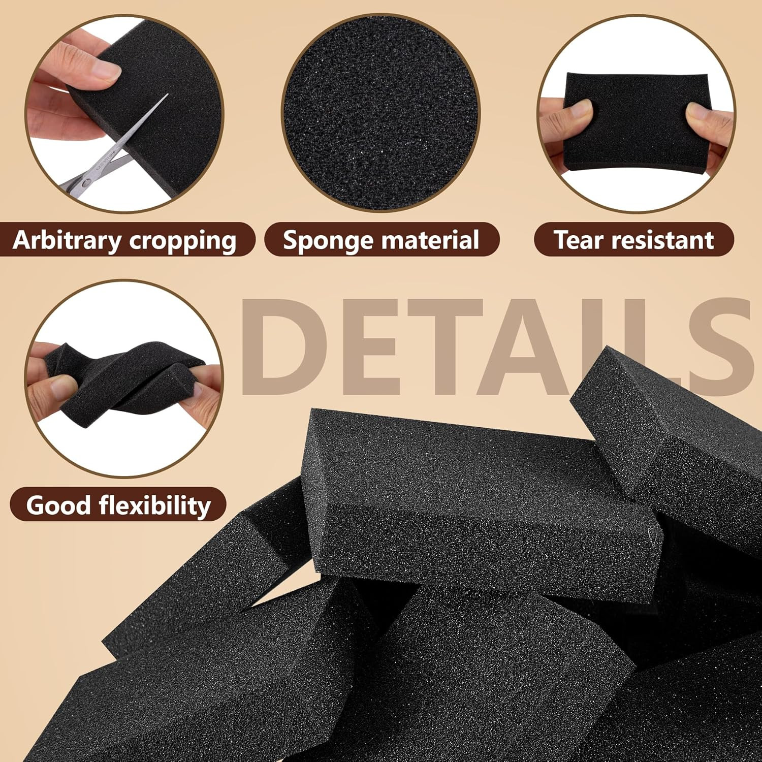30 Pcs Card Dividers Foam- 40D High Elasticity Sponge Trading Card Dividers- …