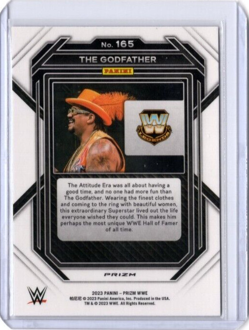 THE GODFATHER WWE 2023 Panini Prizm Silver Hyper #165 Card