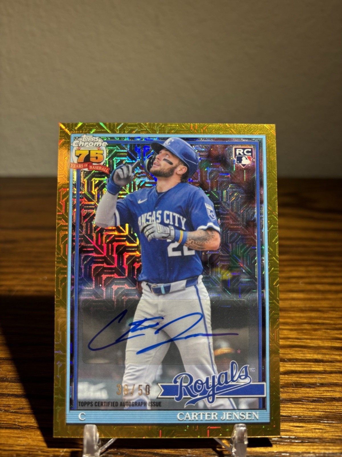 2026 Topps Series 2 Carter Jensen Mojo /50 AUTO RC #91C2-36