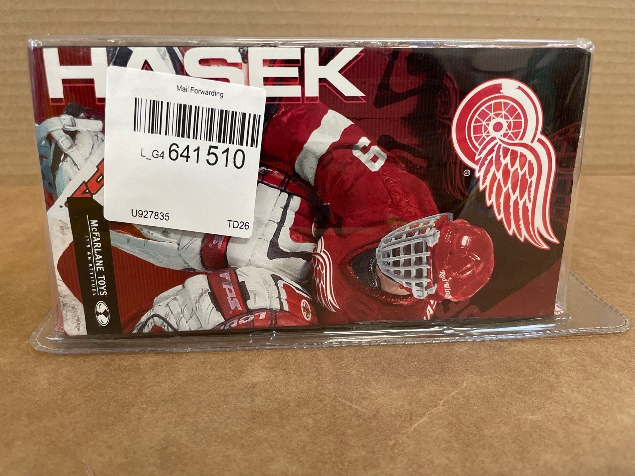 Dominik Hasek – NHL Detroit Red Wings – Action Figure McFarlane 2001 Serie 2 New