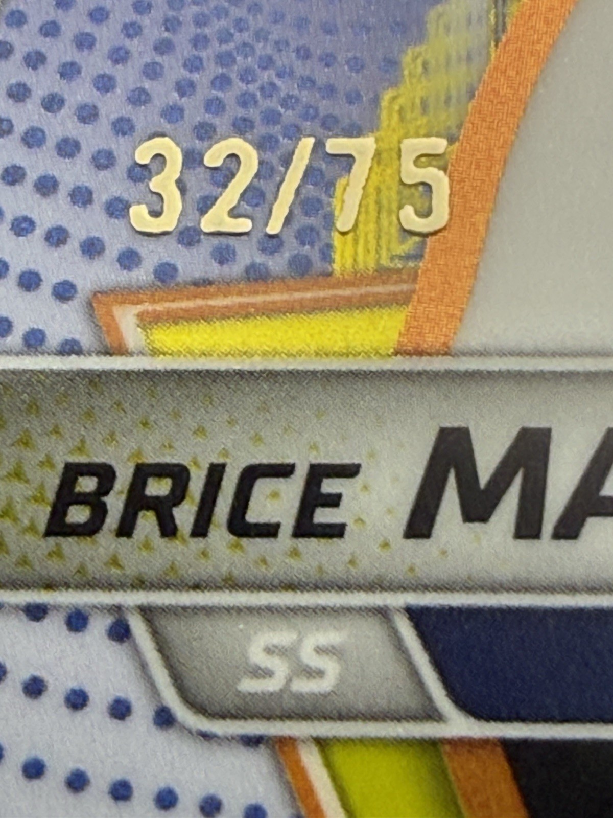 2025 Bowman’s Best Brice Matthews Yellow Refractor /75 #TP-18 – Houston Astros