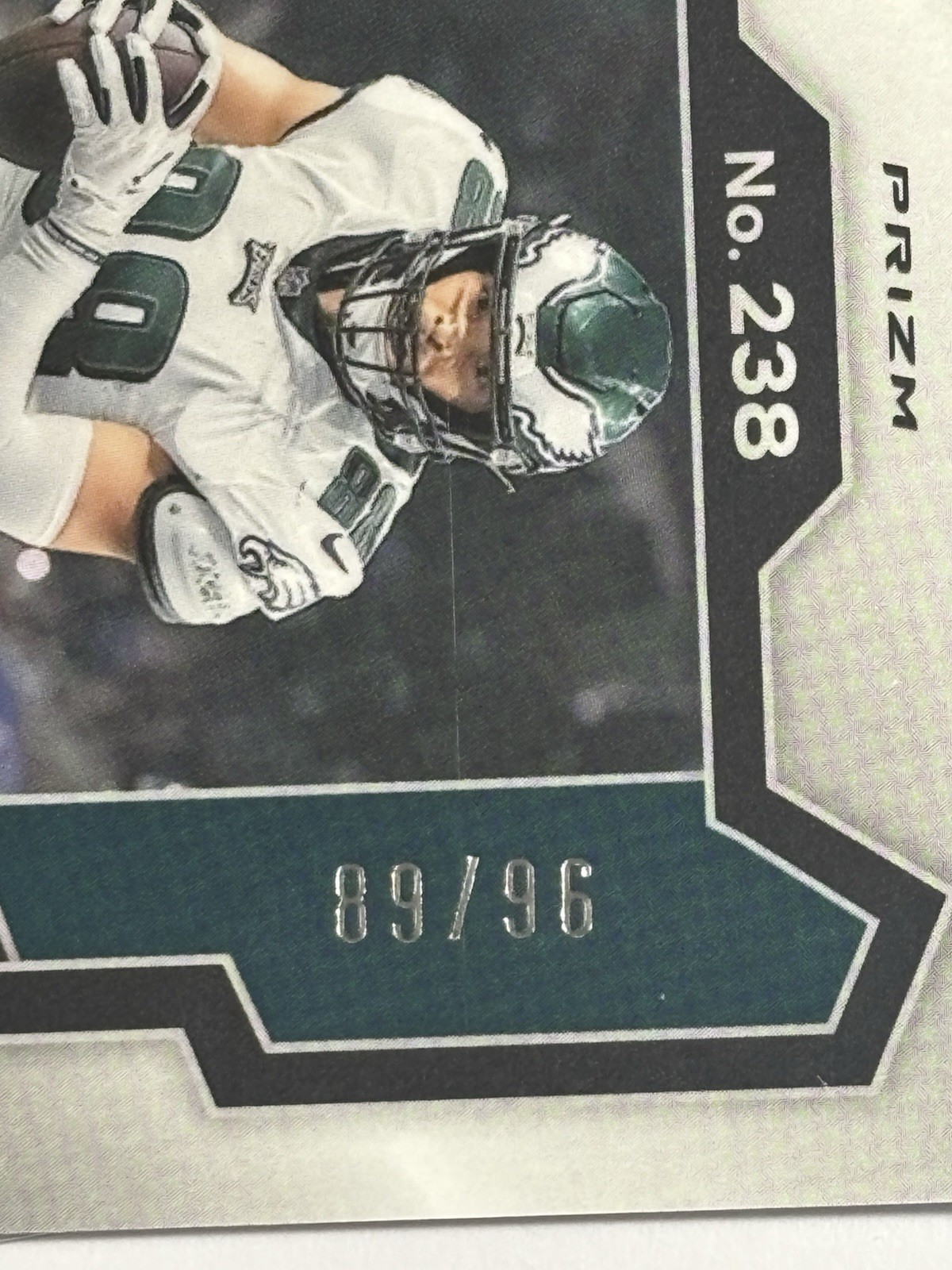 2023 Panini Prizm No Huddle Dallas Goedert /96 Blue Prizm Disco EAGLES Insert NM