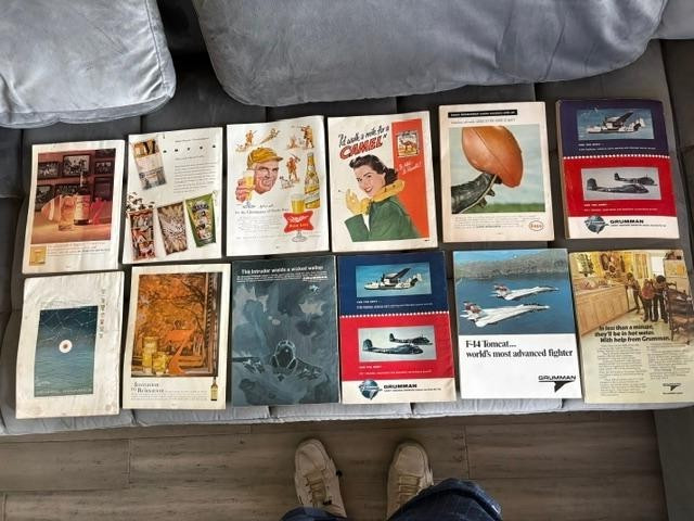 Vtg 1950’s/60’s/70’s-era ARMY vs. NAVY College NCAA Game Program Lot (12)