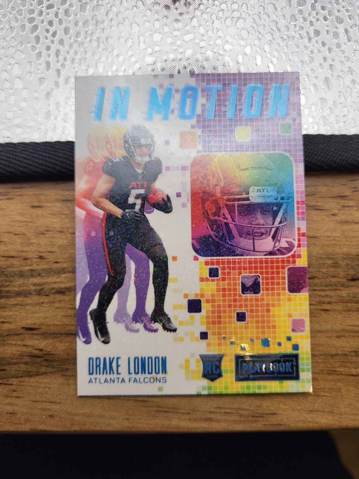 2022 Panini Playbook Football In Motion IM-7 Drake London RC Case Hit Falcons