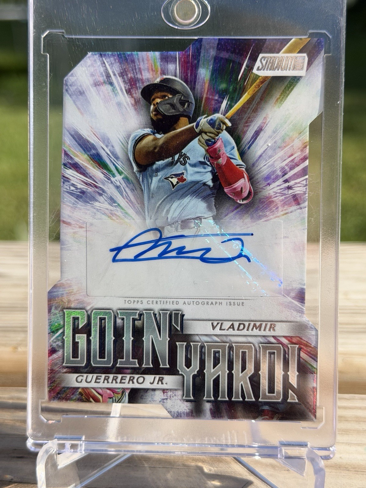 2025 Topps Stadium Club Goin’ Yard Autographs Vladimir Guerrero Jr Auto #GYA-VG