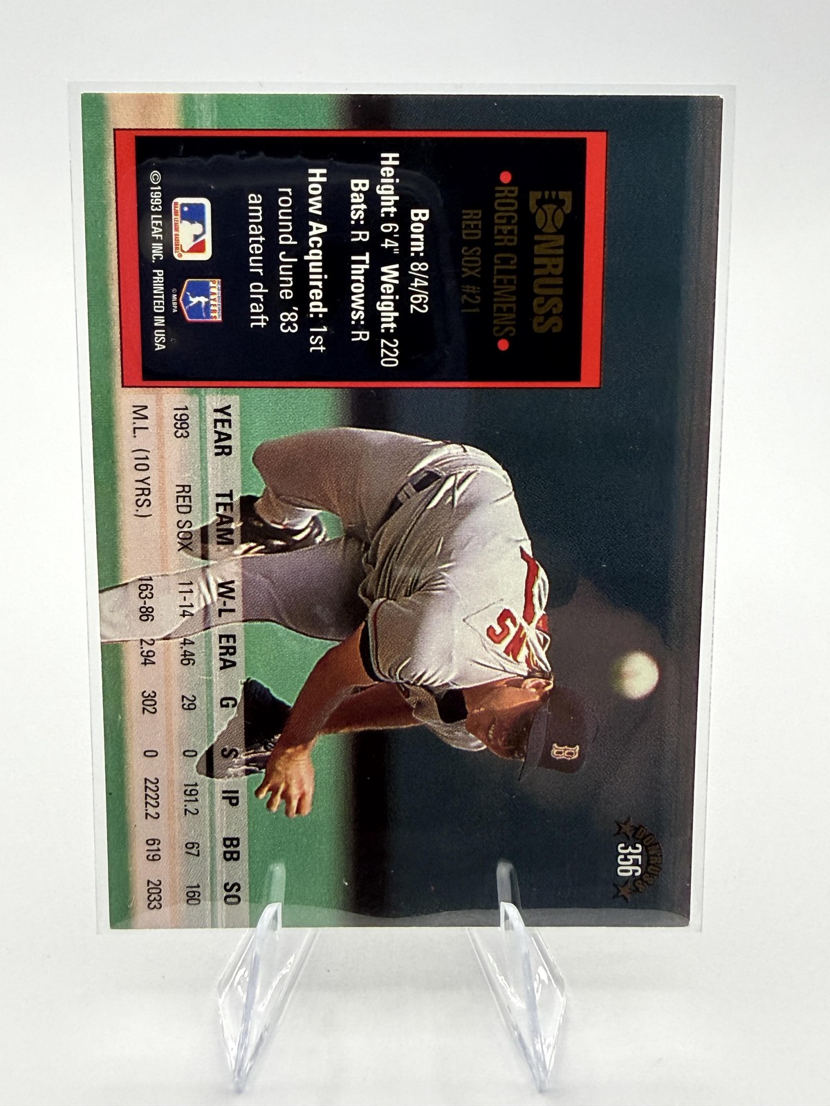 1994 Donruss #356 Roger Clemens