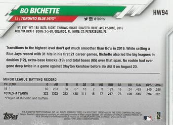 2020 Topps Holiday #HW94a Bo Bichette