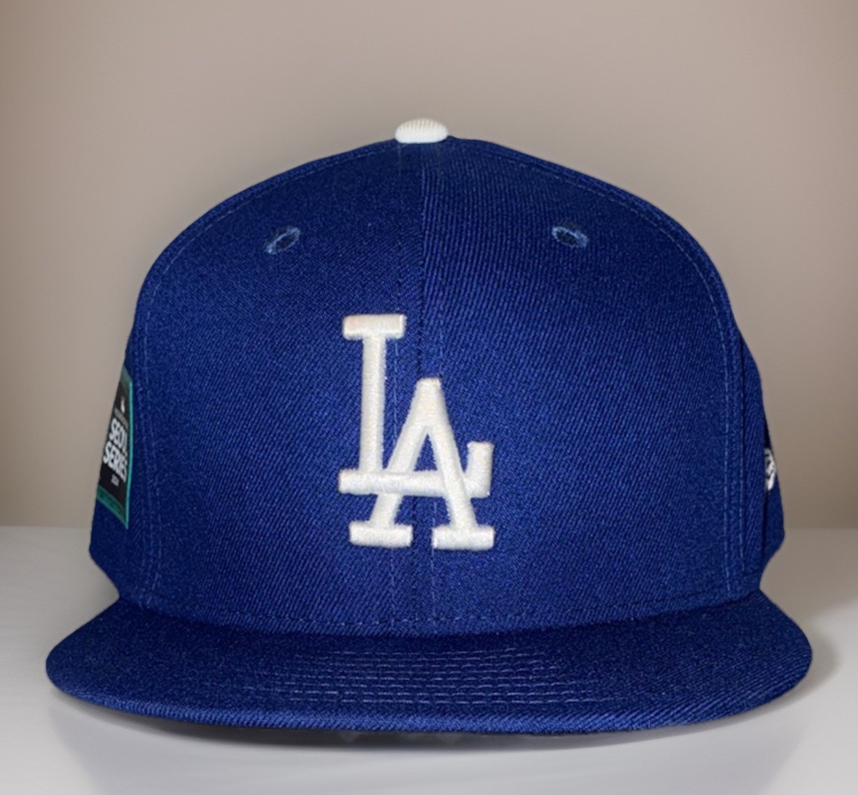 LA Dodgers New Era 59FIFTY Fitted Cap 8 Royal Seoul Series 2024 World Tour Hat