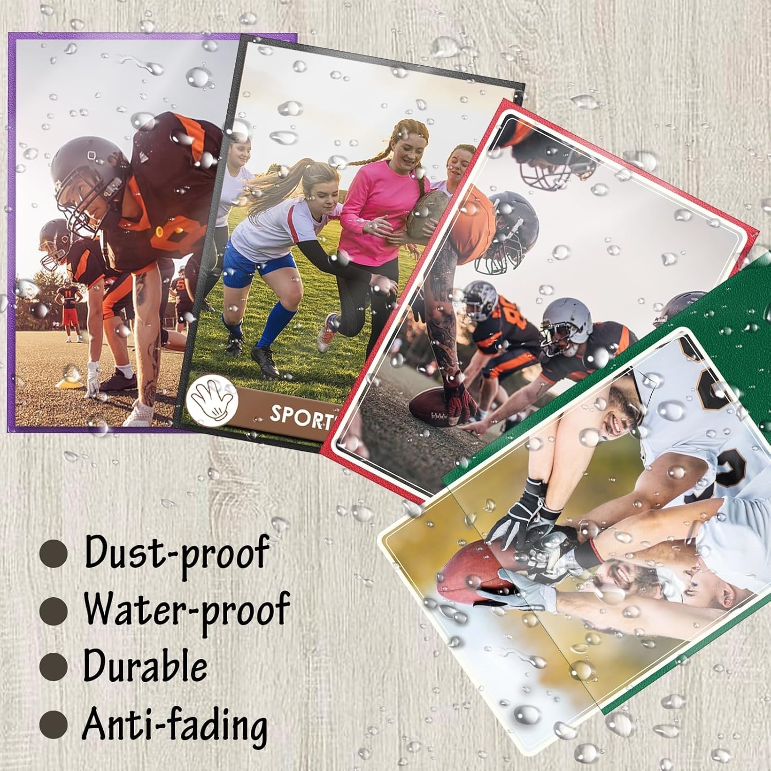 1000Pcs Trading Card Sleeves – 10 Colors Variety#