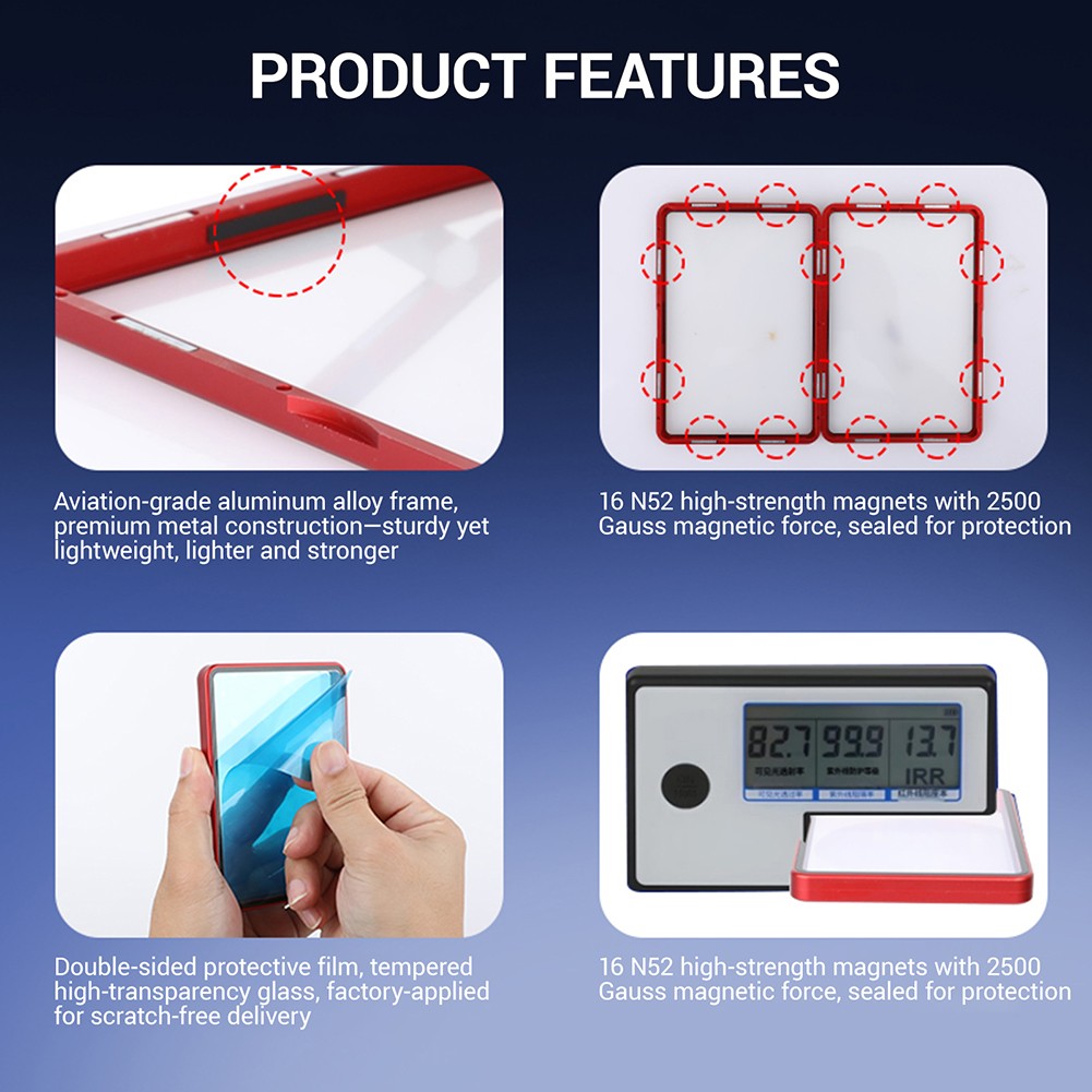 1-10x Magnetic Trading Card Case One Touch Fits Ultra Pro 35PT/55PT slab Display
