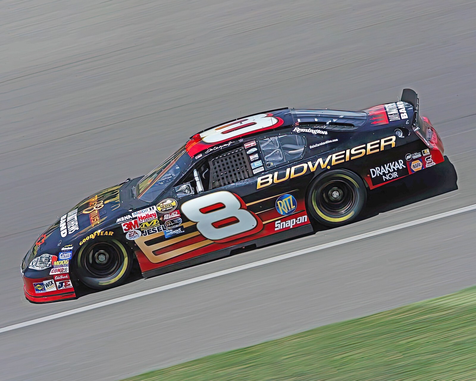 Dale Earnhardt Jr #8 Budweiser NASCAR 8″X10″ Glossy Photo Print 75PSD
