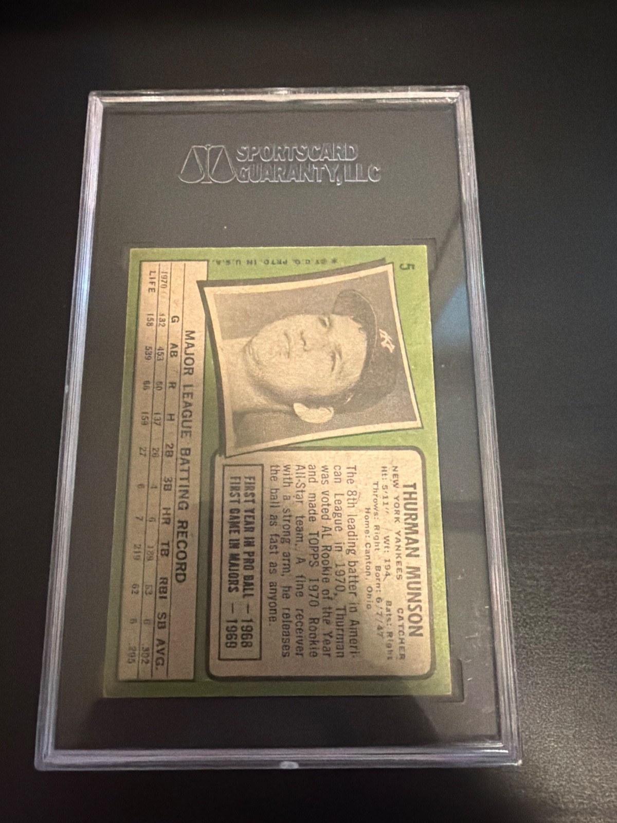 1971 Topps – Thurman Munson #5