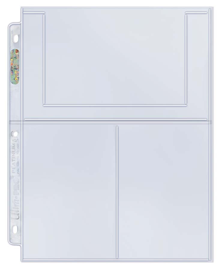 (10) Ultra Pro 4×6 Photo Postcard 3-Pocket Album Binder Pages Index Cards Prints