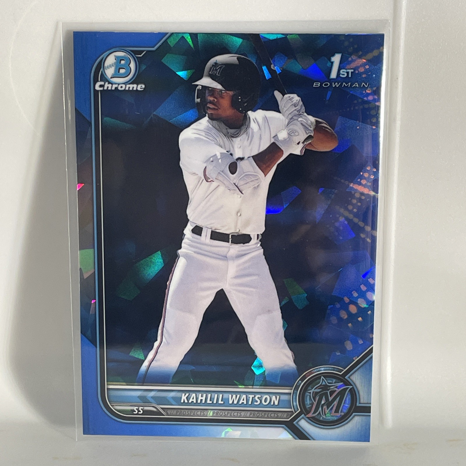 KAHLIL WATSON – 2022 Bowman Sapphire Edition – Chrome 1st Prospects #BCP-3