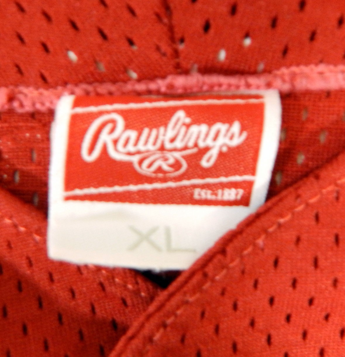 Clearwater Threshers #6 Game Used Red Jersey XL DP13283