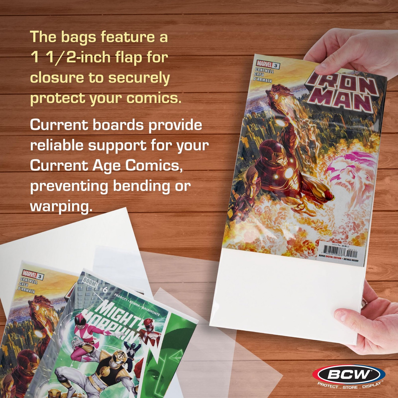Comic Book Bags and Boards for Current Age Comics – 200 Pack | Archival Grade…