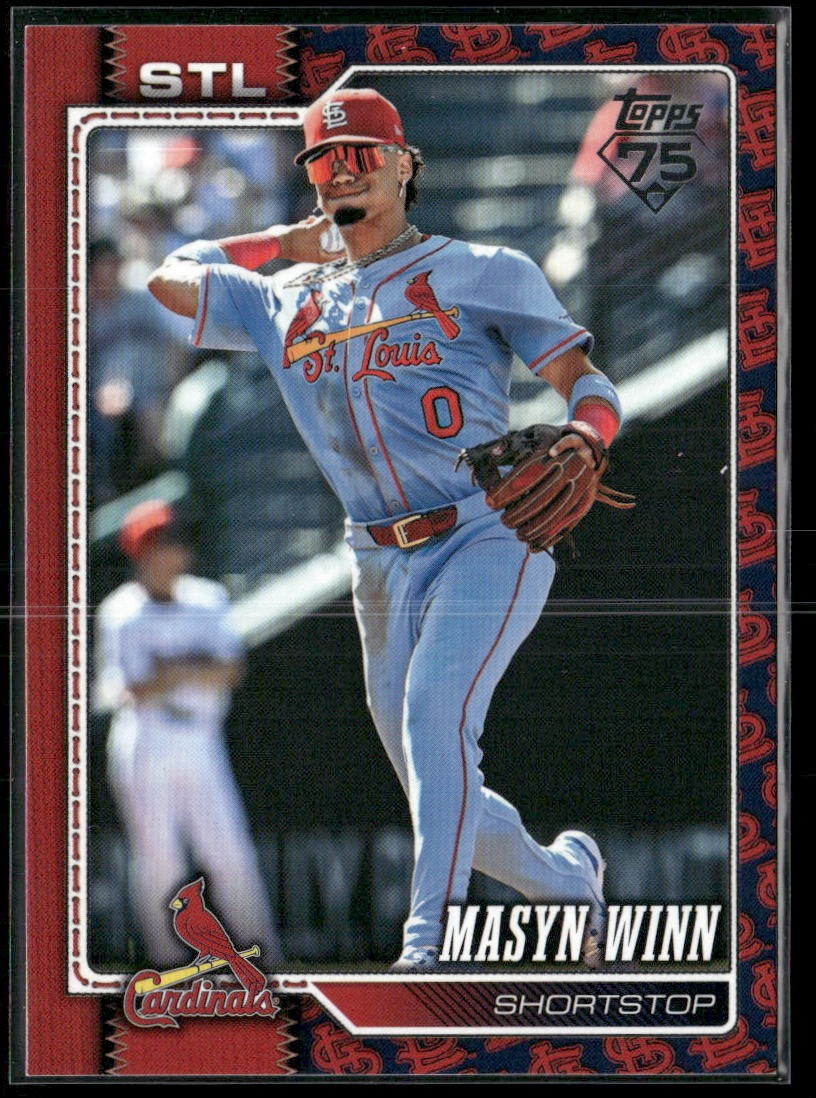 2026 Topps #526 Masyn Winn Team Color Border