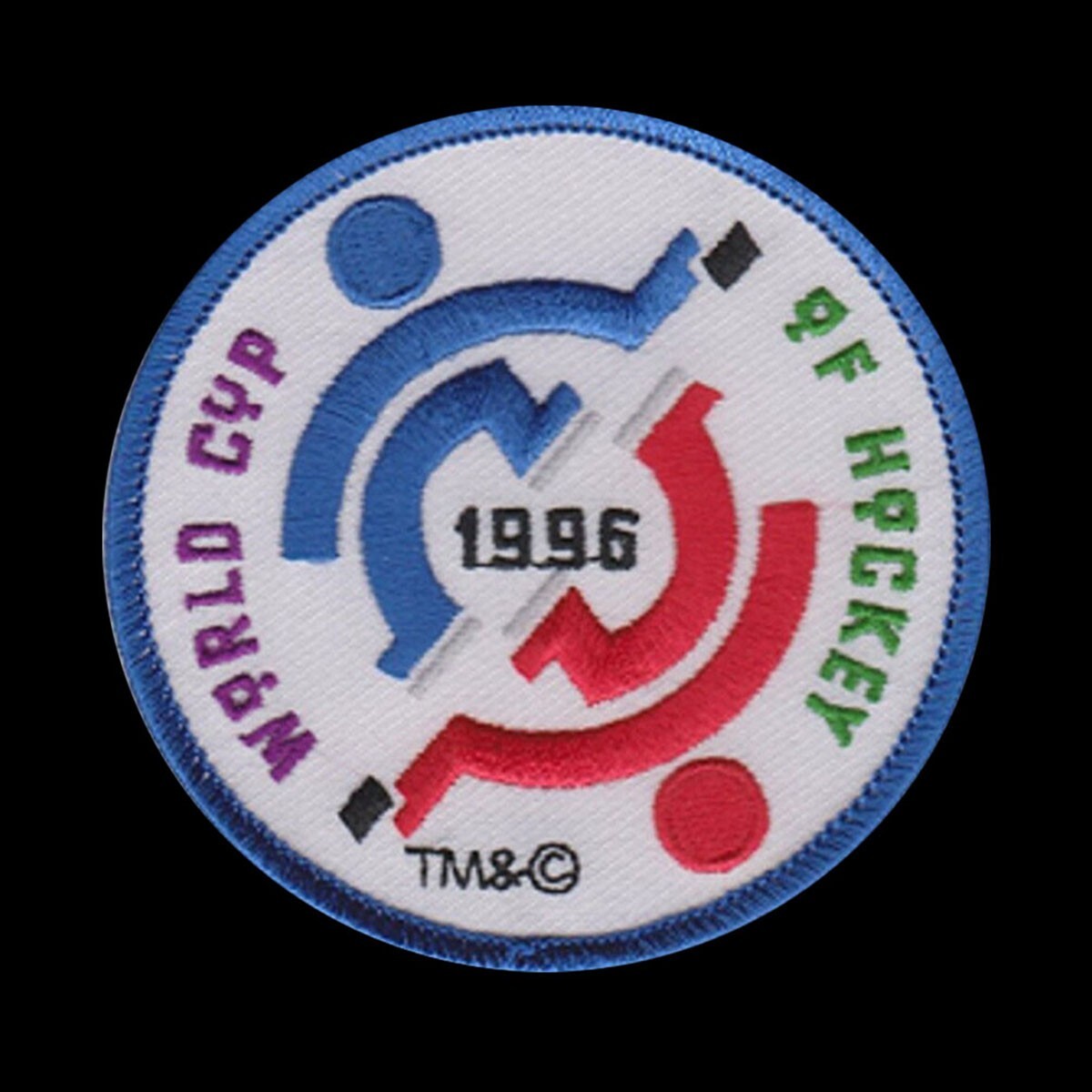 1996 World Cup Of Hockey Patch Team Usa Canada 3″ In Diameter