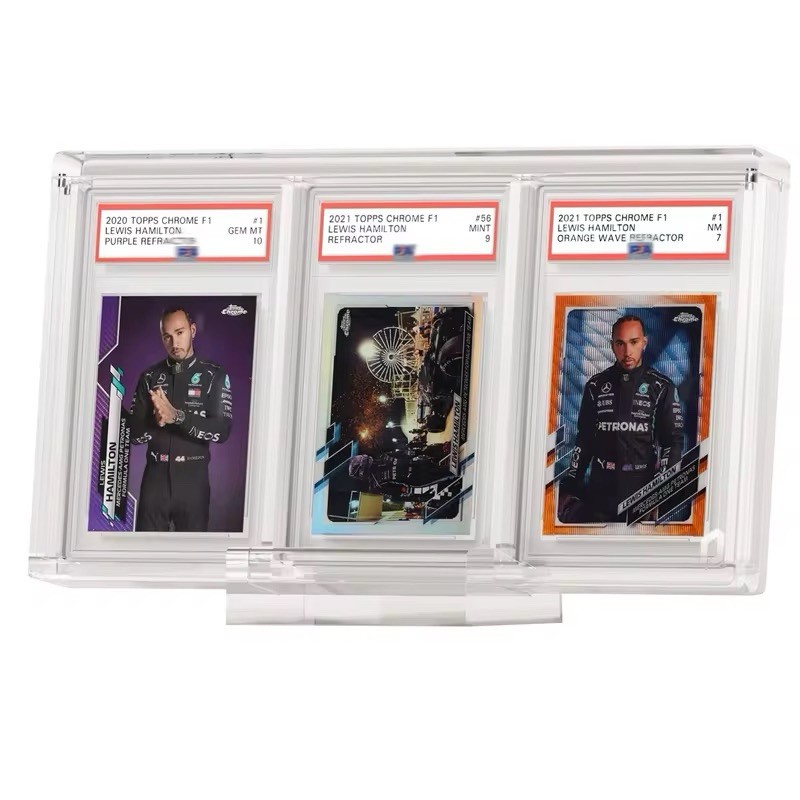 Triple PSA Slab Acrylic Display Case Magnetic Lid – PRESALE!