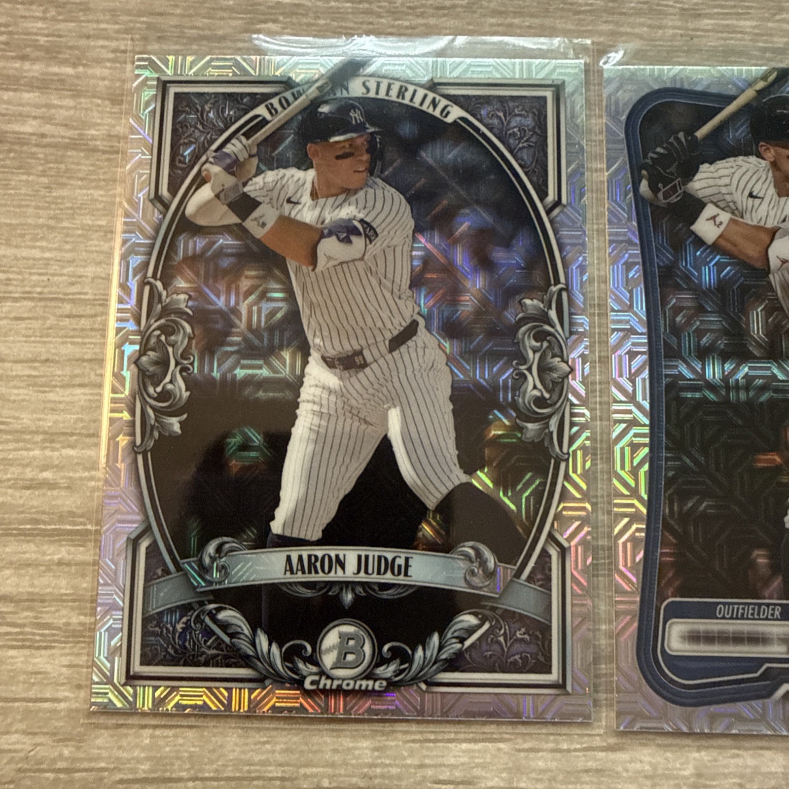 2026 Bowman Chrome Aaron Judge Bowman Sterling #BST-4/Base #1 Mojo Refractor Lot