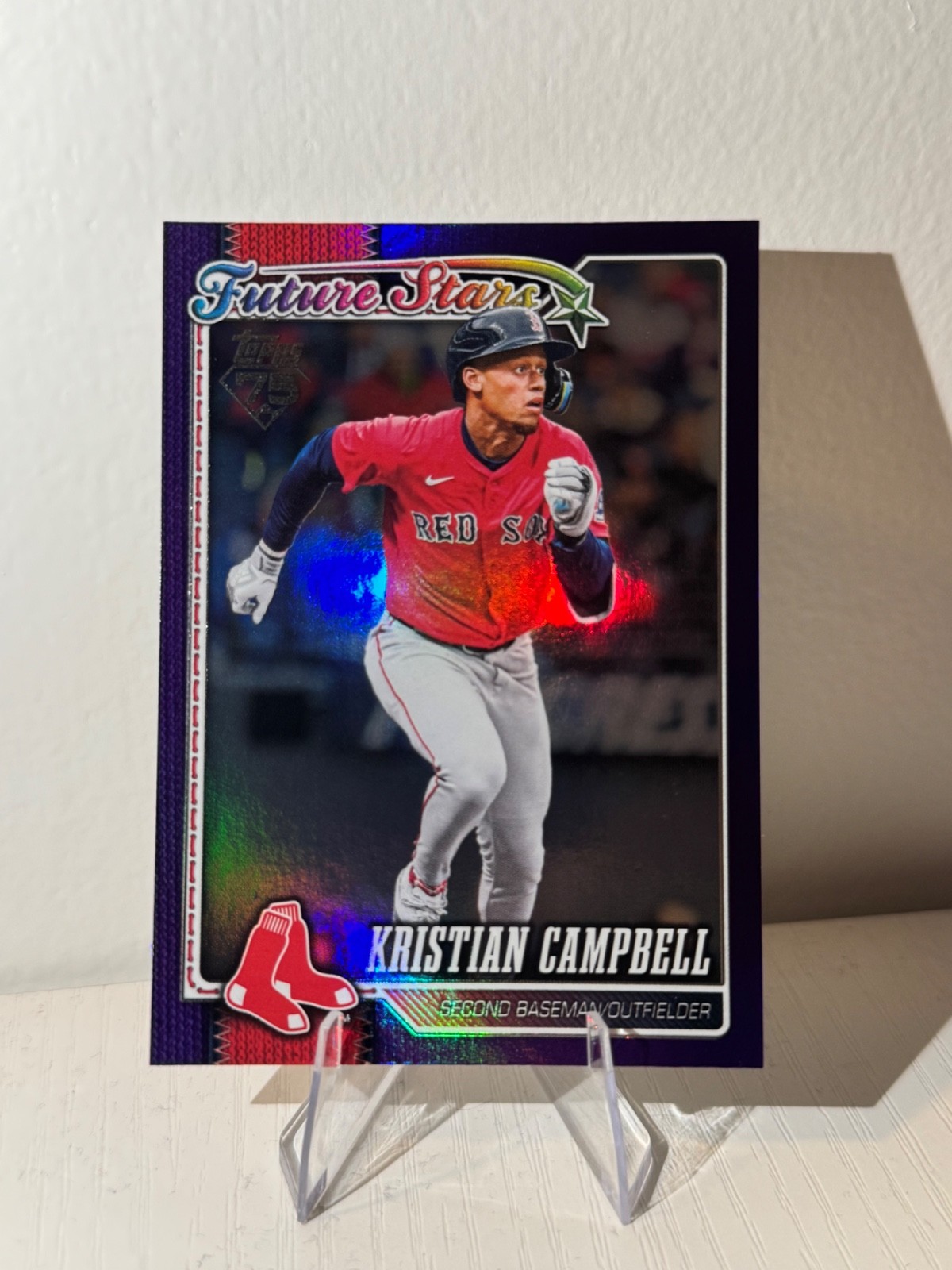 2026 Topps Series 1 KRISTIAN CAMPBELL Future Stars Purple Foil Parallel /250