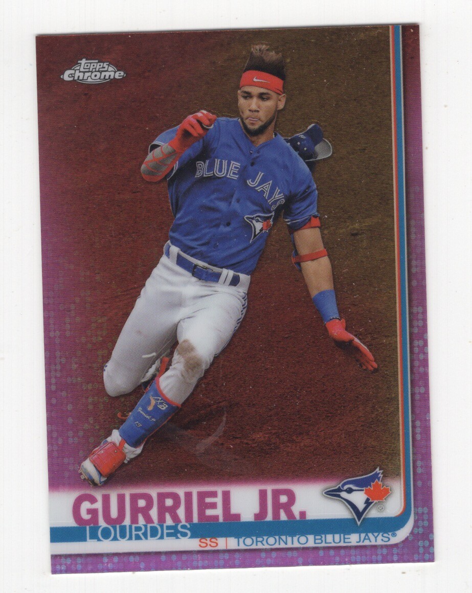 2019 TOPPS CHROME BASEBALL CHROME PINK REFRACTOR #1-200 CARDS PICK YOUR CARD