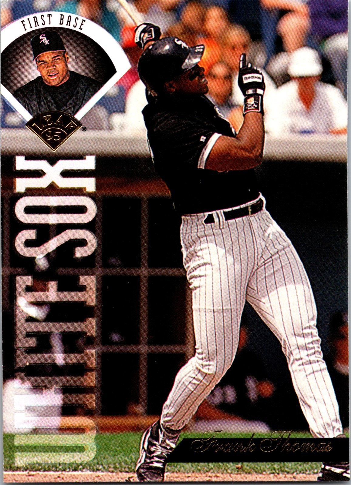 1995 Leaf #1 Frank Thomas Chicago White Sox
