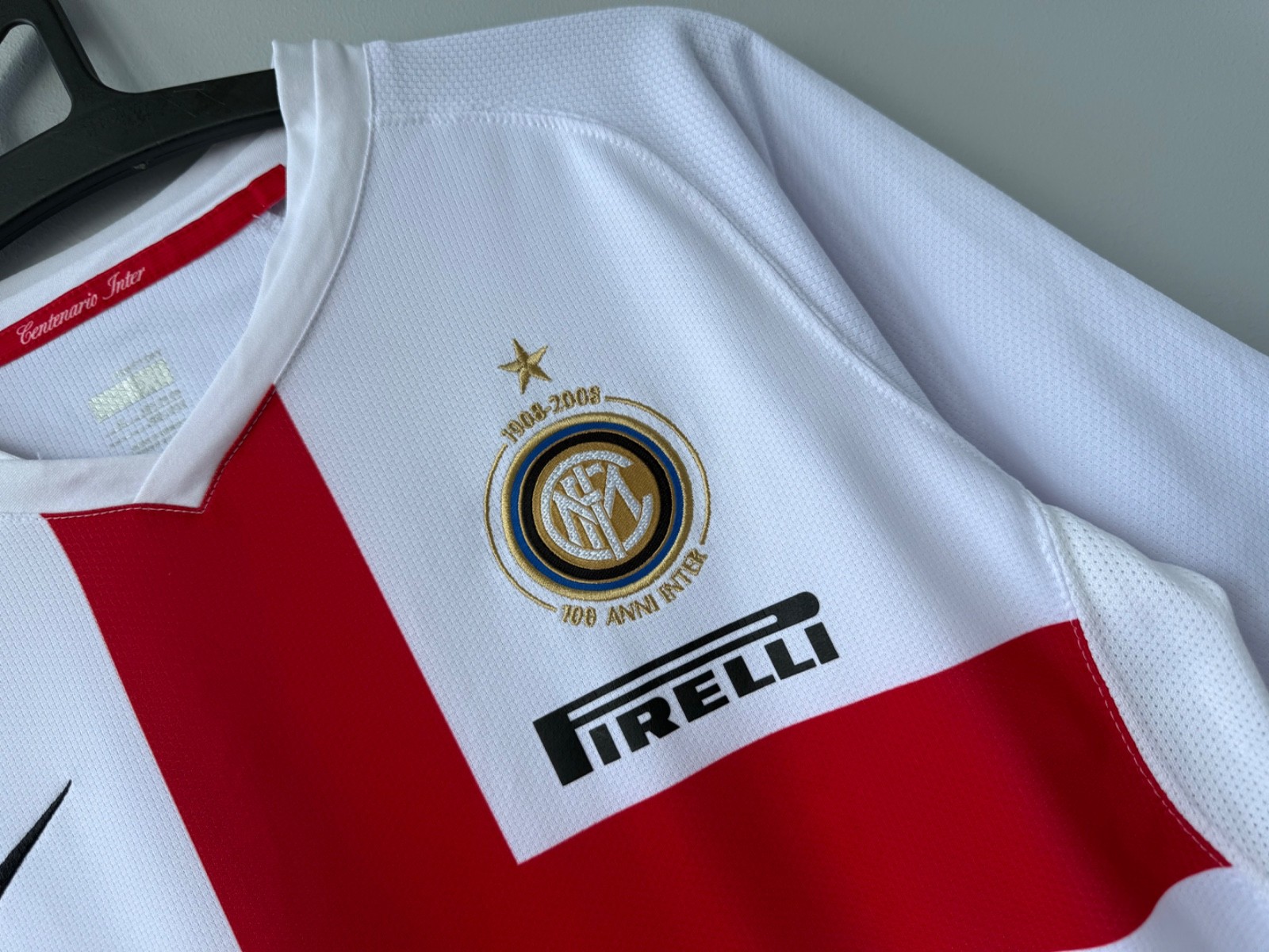 Nike Inter Milan Centenary 2007/08 Soccer Jersey