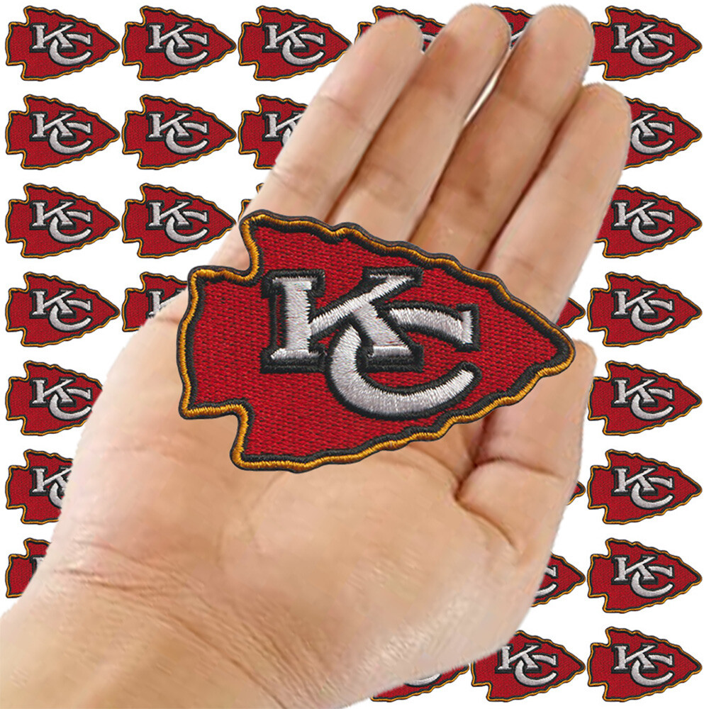 Wholesale Kansas City Chiefs Nation Size 2.8″x1.8″ Sew Embroidered Iron On Patch