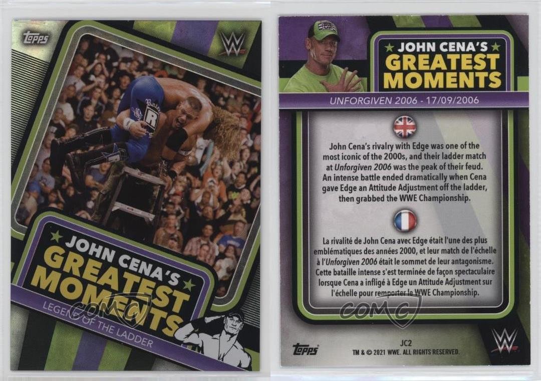 2021 WWE Superstars Cena’s Greatest Moments John Cena Legend of the Ladder 12bz