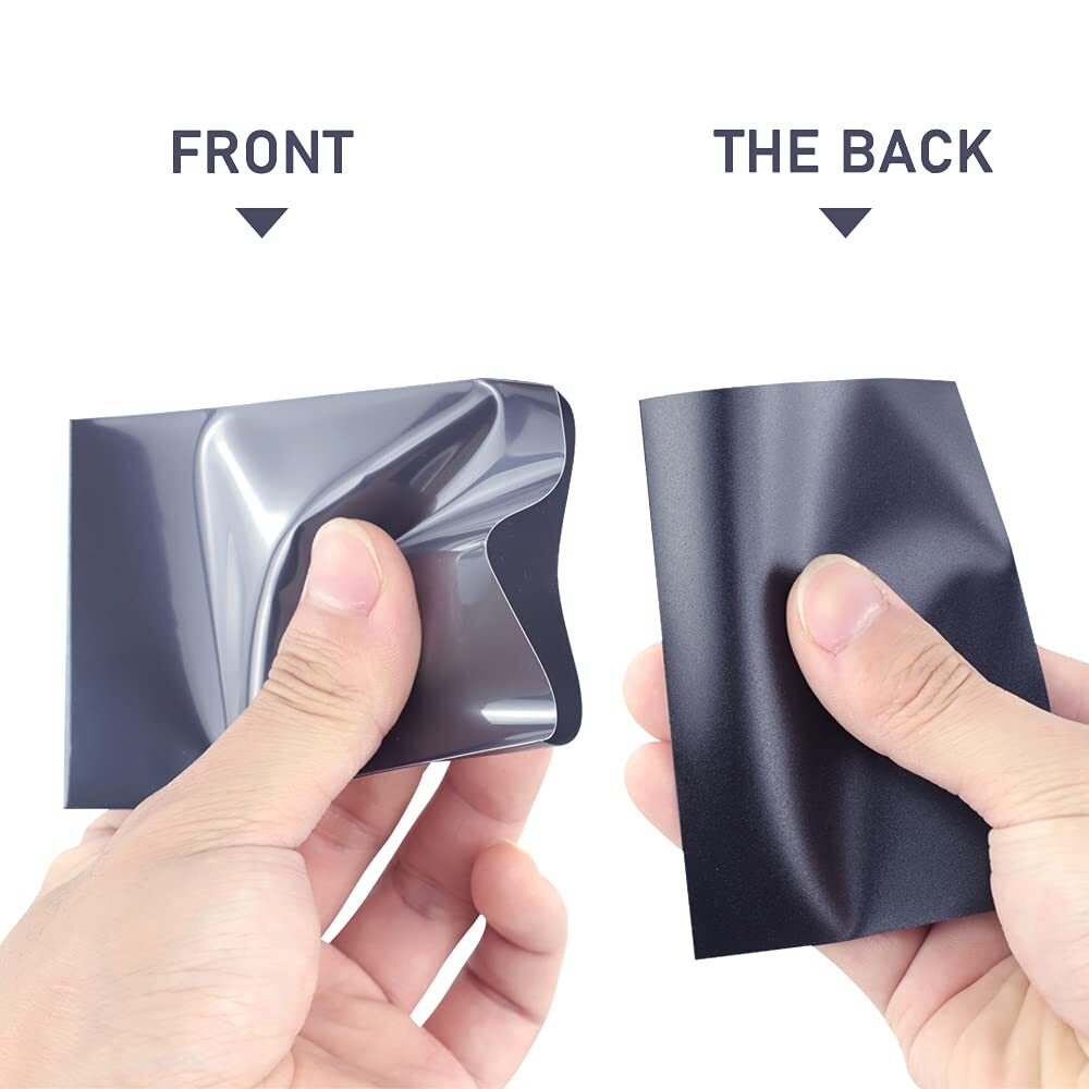 500 Pcs Black Card Sleeves Toploaders for Trading Card, Matte Card Sleeves De…