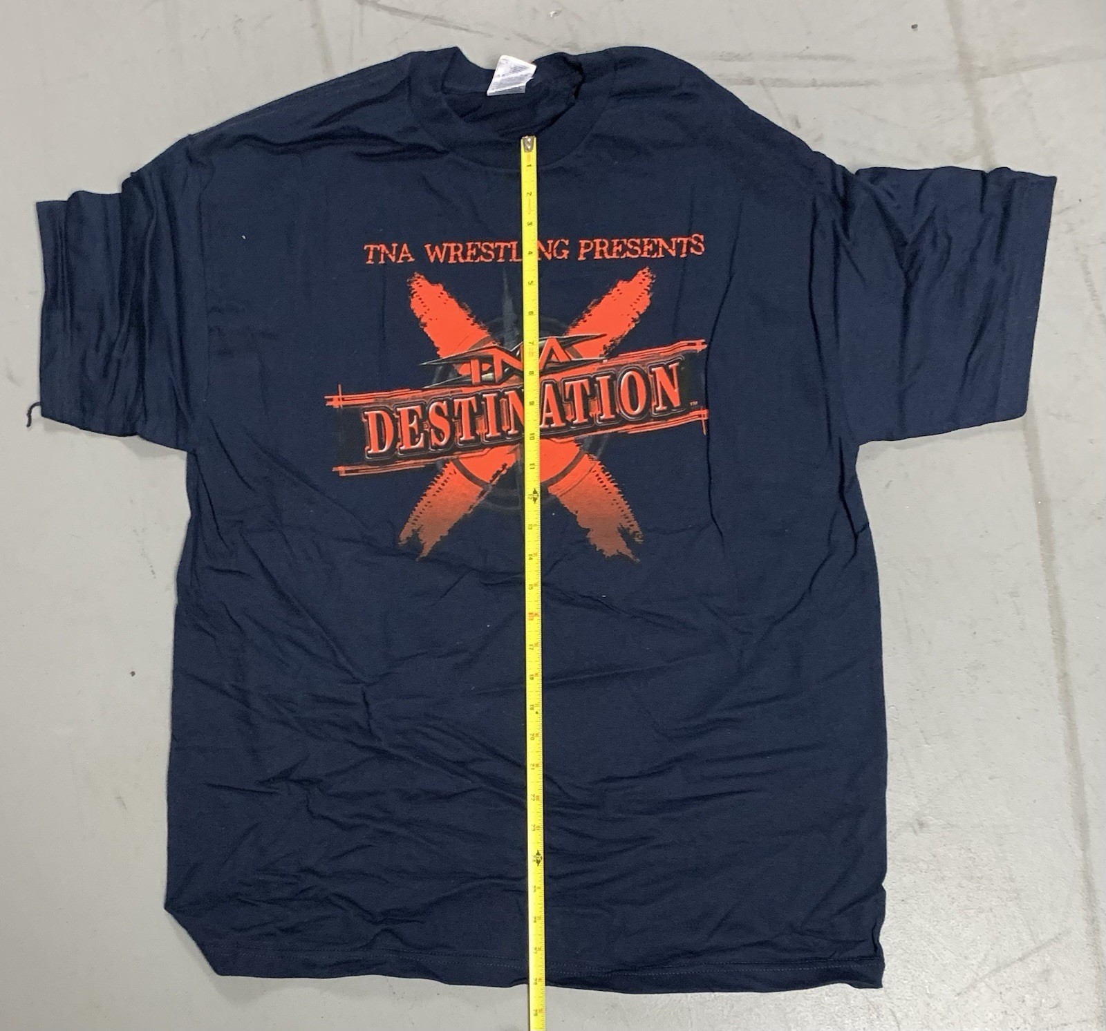 New-TNA Wrestling Destination X 2008 Official PPV T-Shirt-XL-Kurt Angle Booker T