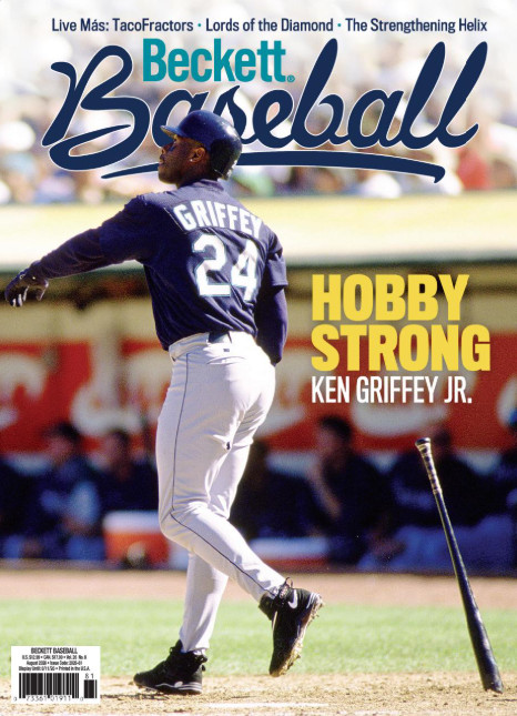 New August 2026 Beckett Baseball Card Price Guide Magazine With Ken Griffey Jr.