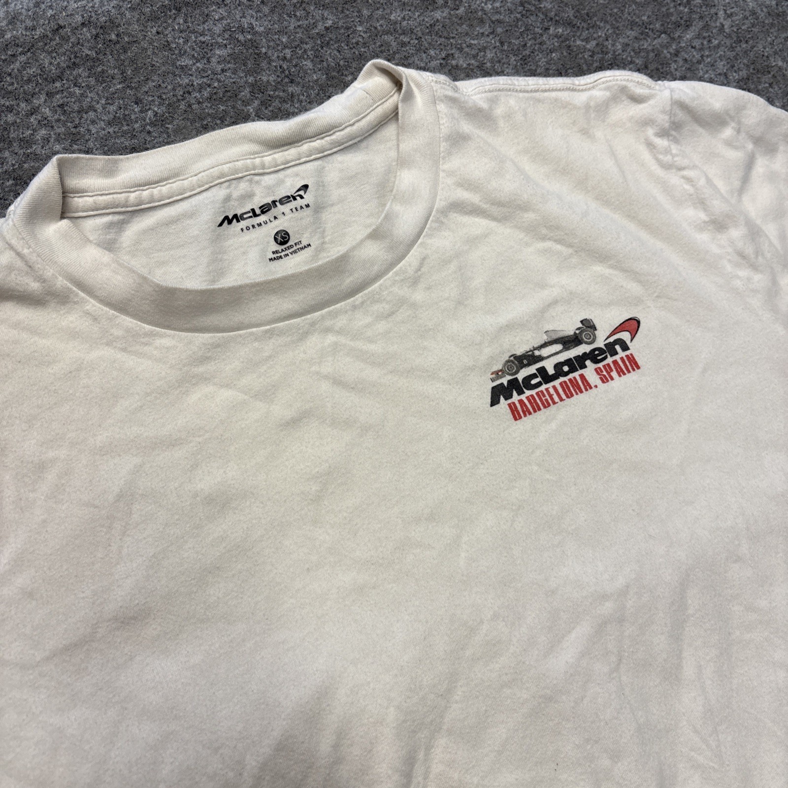 McLaren Formula 1 Team Fast Lane Graphic T-Shirt XS 1998 Barcelona