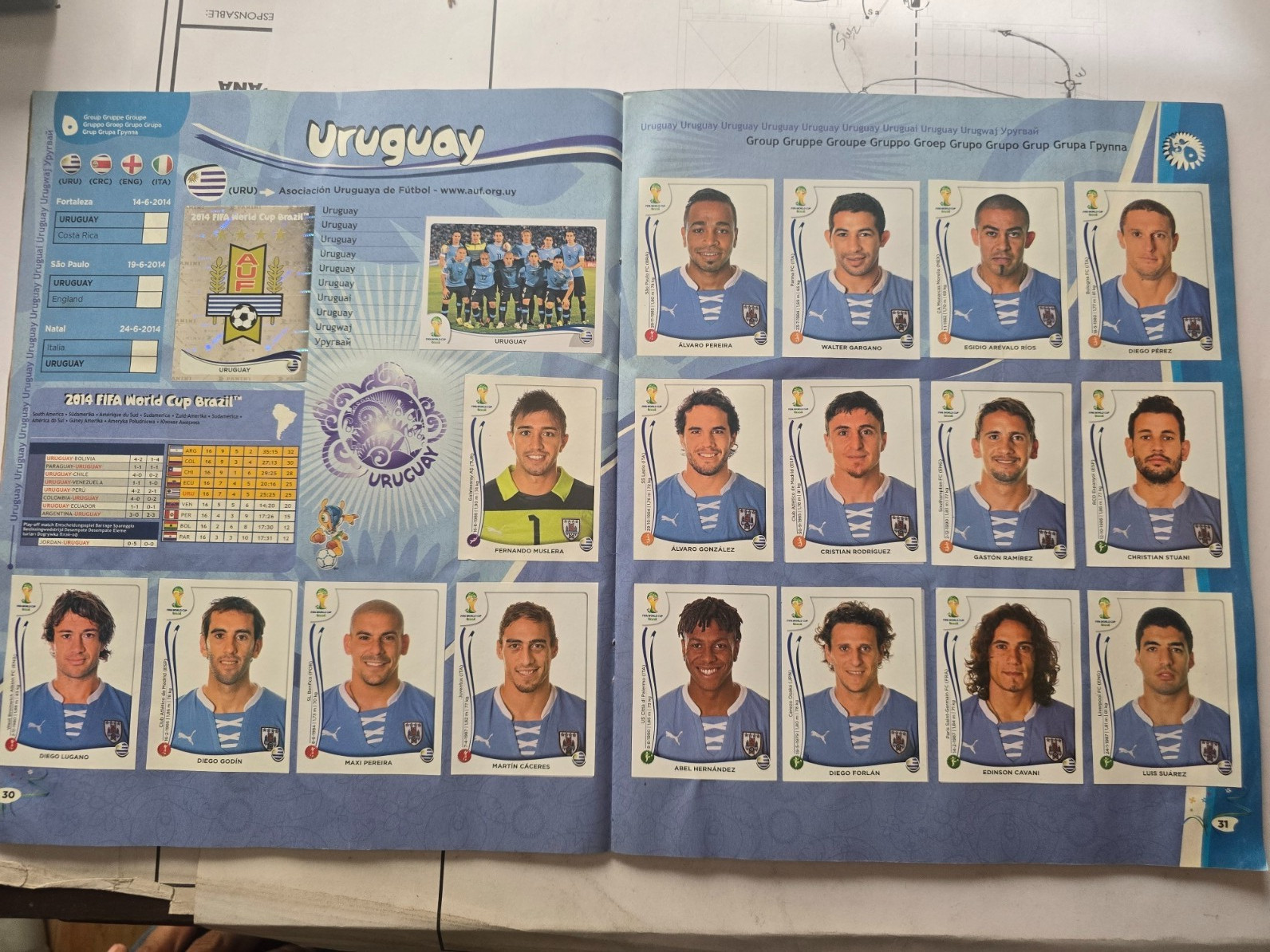 PANINI World Cup Brazil 2014 Album (only missing 15 stickers)