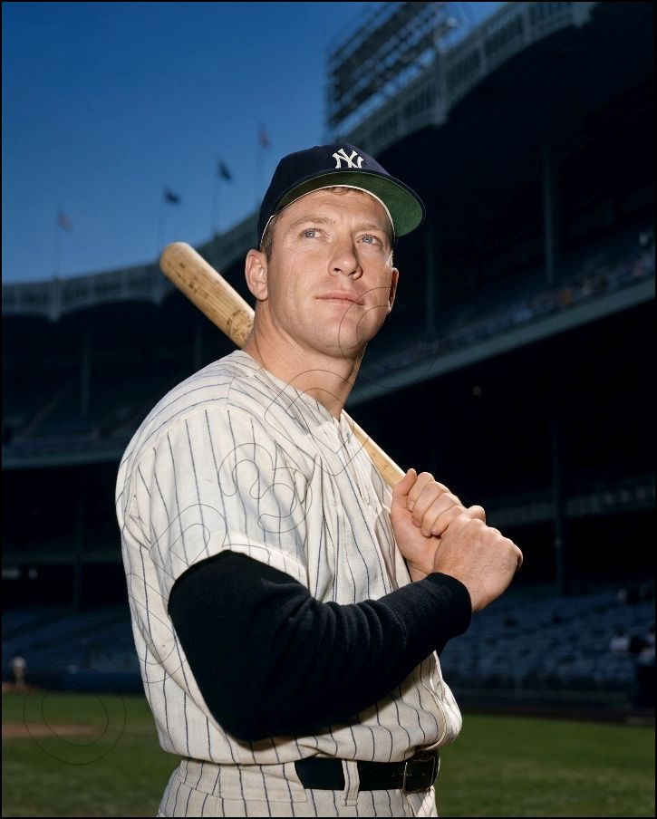 Mickey Mantle Photo 8X10 – 1959 Bazooka Card Photo Yankees FREE SHIPPING