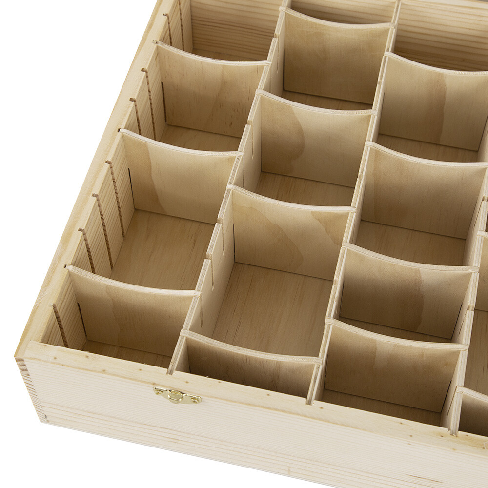 US Sports Trading Card Wood Storage Box Game Card Divider Case Collection Holder