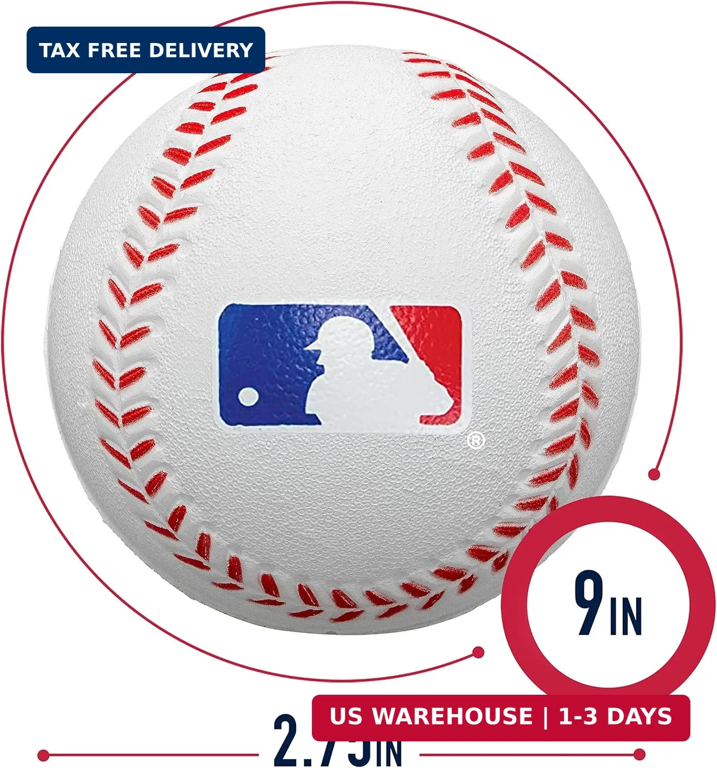 Franklin Sports MLB Kids Tee Ball Set – MLB Adjust-A-Hit Youth Tee Ball Stand, F