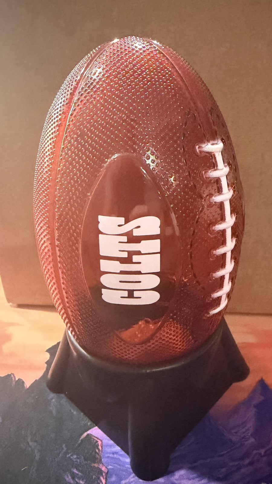 Indianapolis Colts NFL Football Style Battery Powered Night Light Boelter Brand