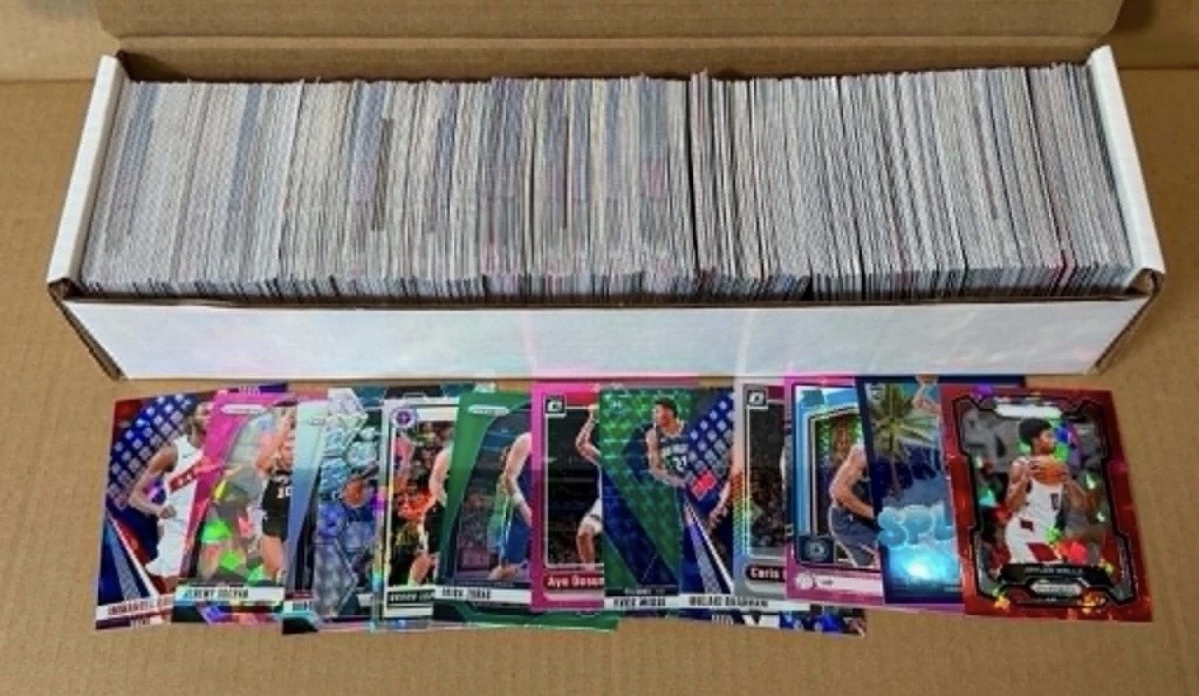 Huge 800ct NBA Basketball Cards Prizm Refractors Parallels Only Lot (ORGANIZED)!