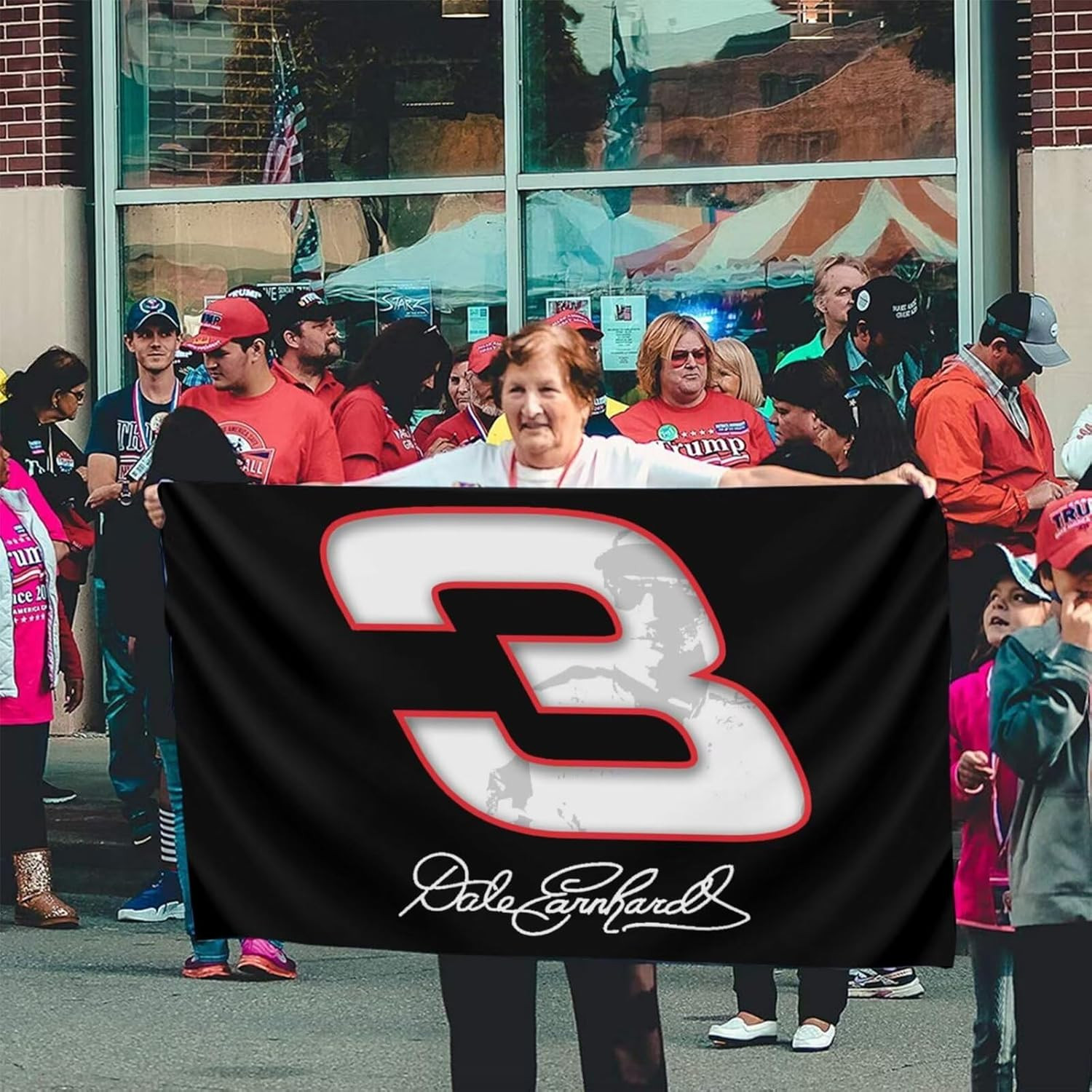Dale Earnhardt Sr #3 Flag Indoor Outdoor Yard Decoration Flag 3X5 for Outdoors