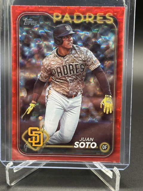 2024 Topps Series 1 Juan Soto #50 Red Foil /199 Padres