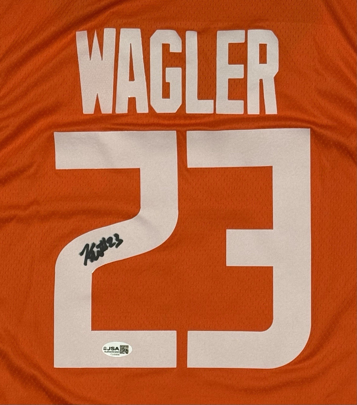 Keaton Wagler Signed Fighting Illini Nike Authentic Jersey (JSA)