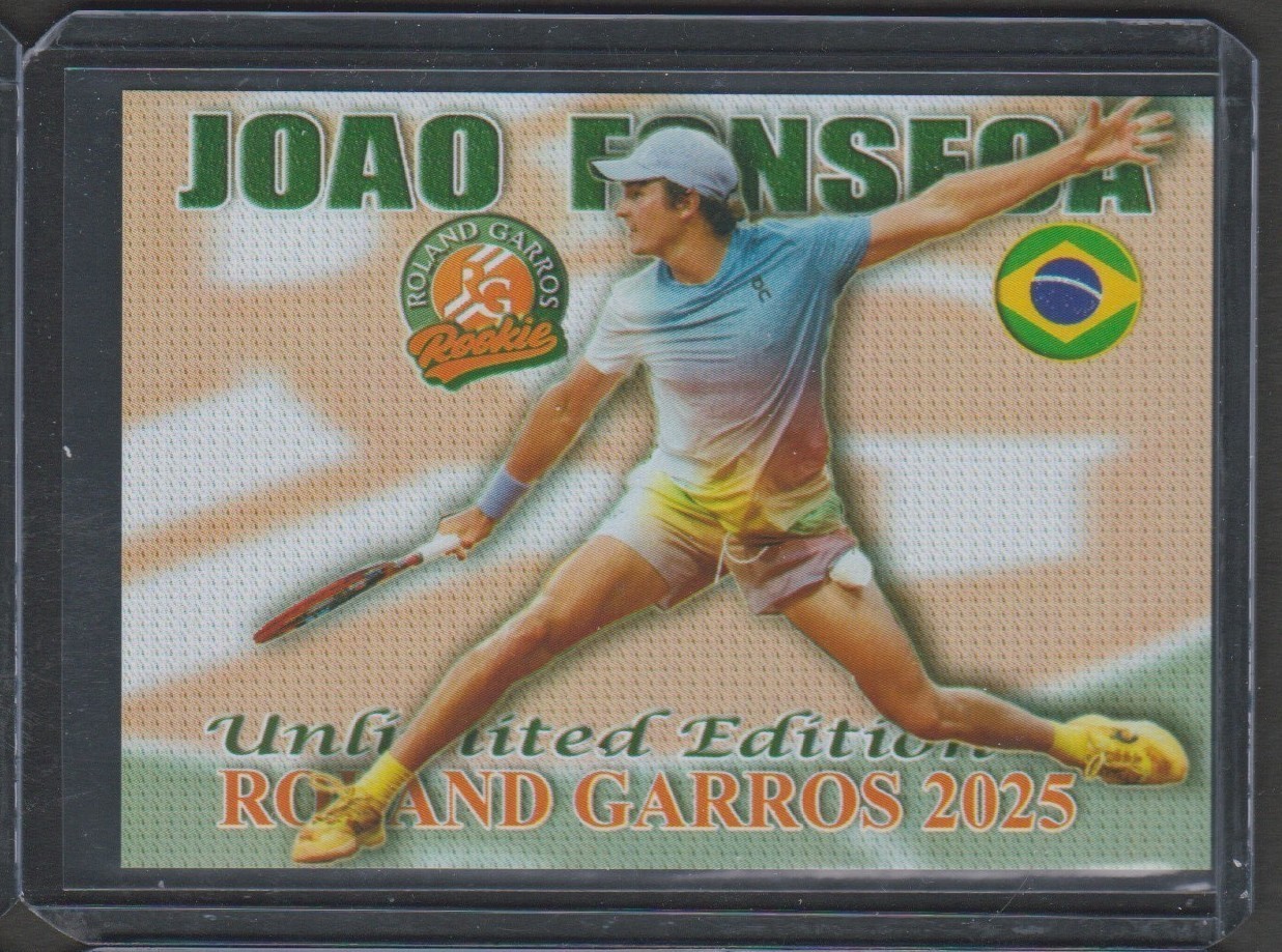 Pop 1 JOAO FONSECA 2025 FRENCH OPEN RG ROOKIE Tennis card CG/PSA/BGS 10 GEM
