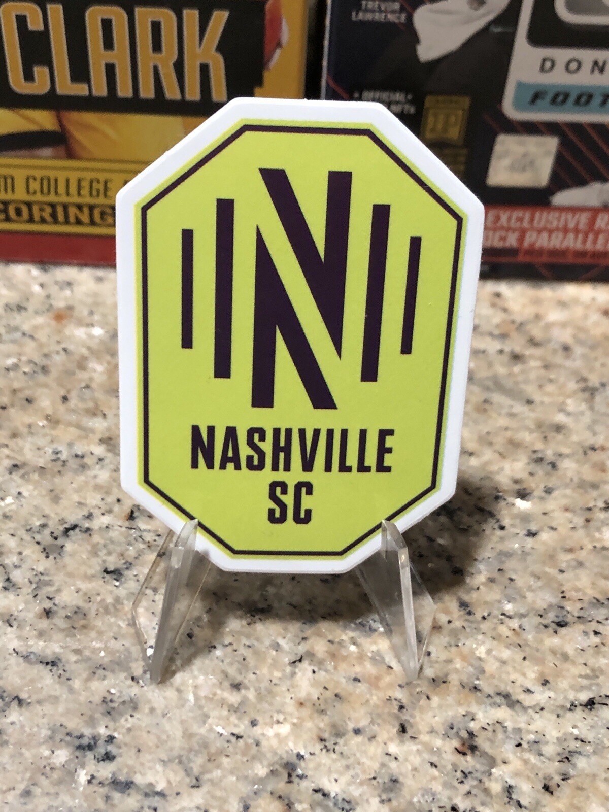 Nashville SC Soccer Team Logo 2.5in Decal Sticker Futbol Stickers Football