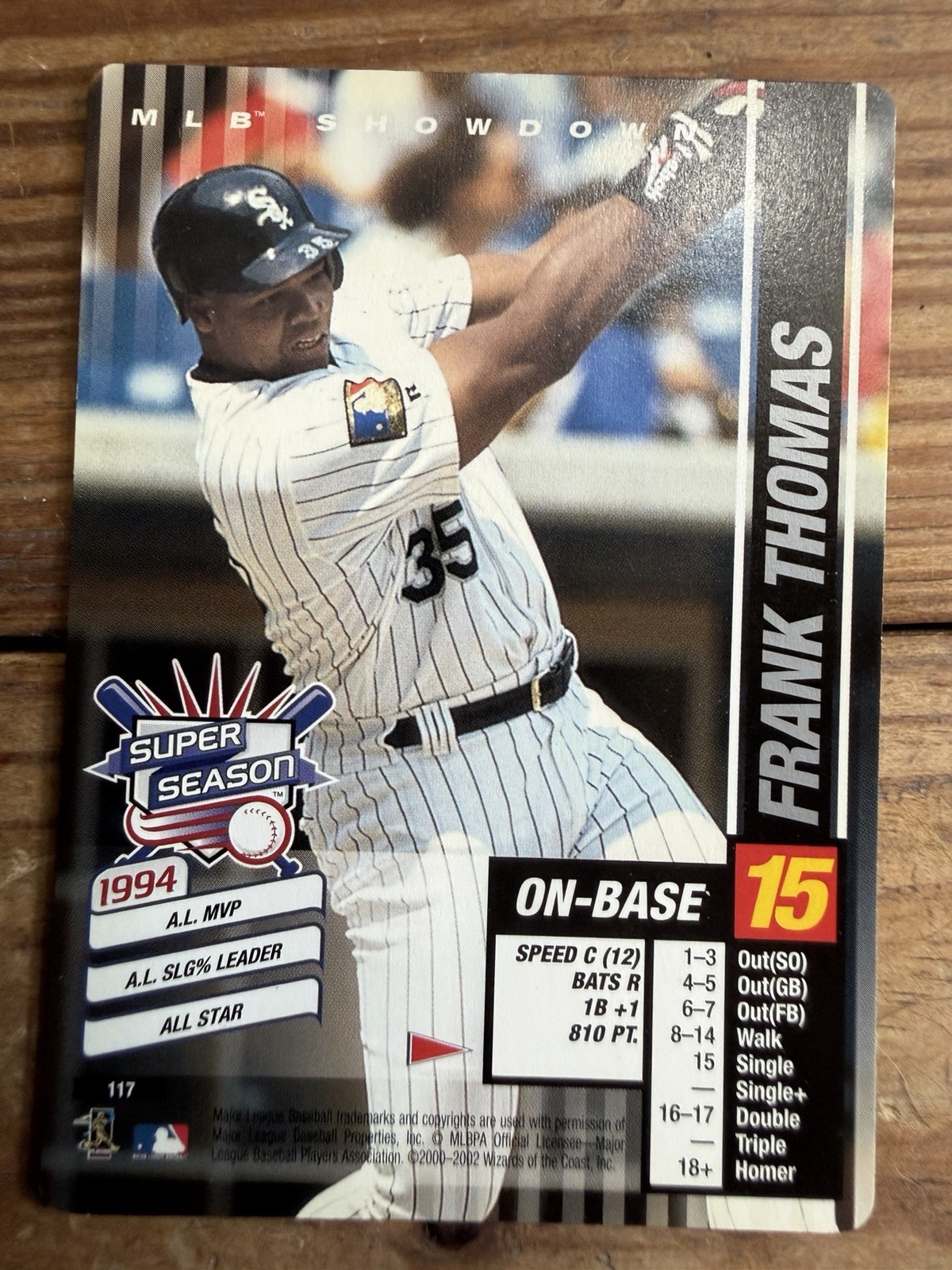 2002 MLB Showdown Super Season 5 Card Lot Frank, Ricky, Thome, Walker, Mo Vaughn