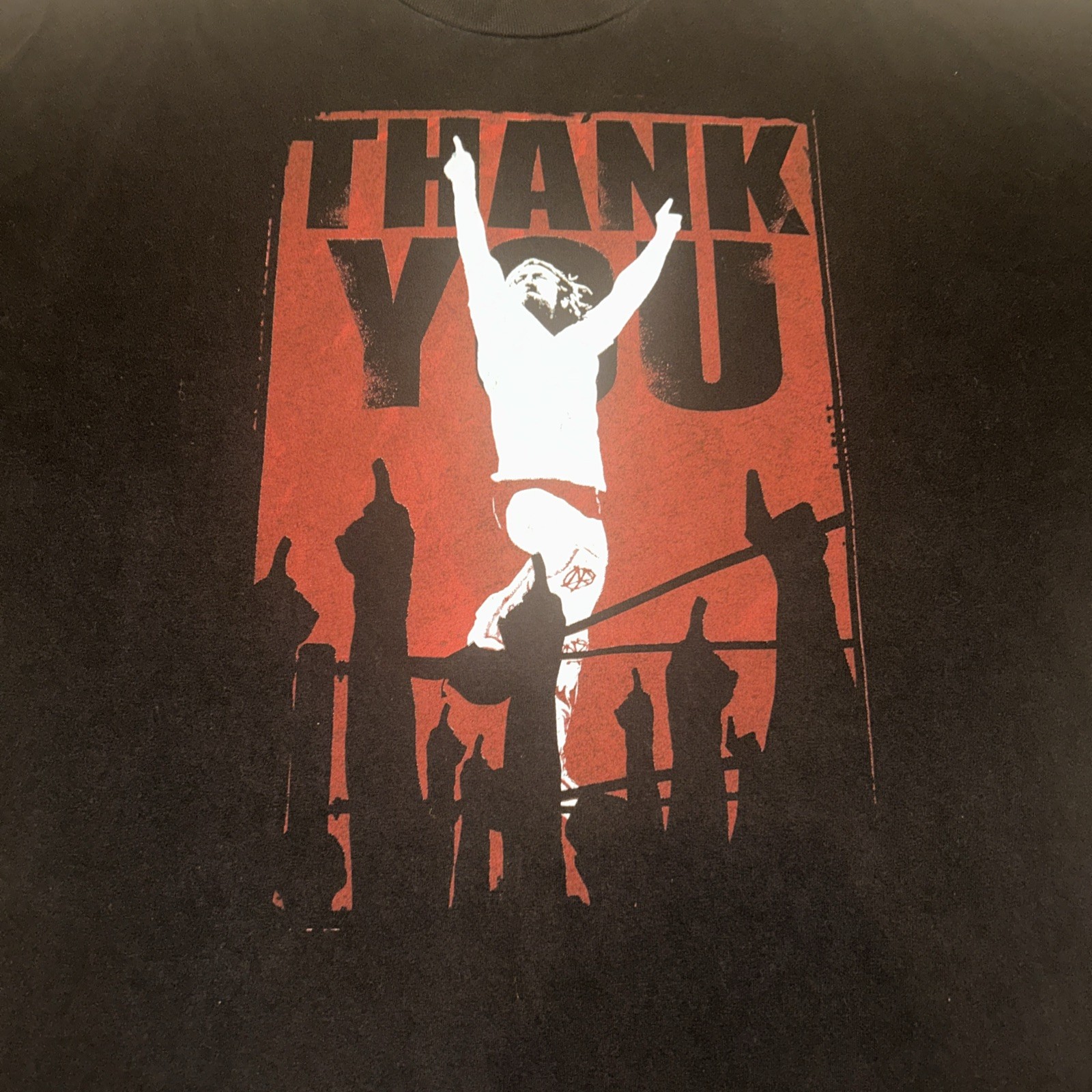 Daniel Bryan THANK YOU Yes Retirement Black WWE Authentic T-Shirt OFFICIAL 3XL